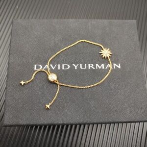 David Yurman Gold Starburst Slider Bracelet - Gold